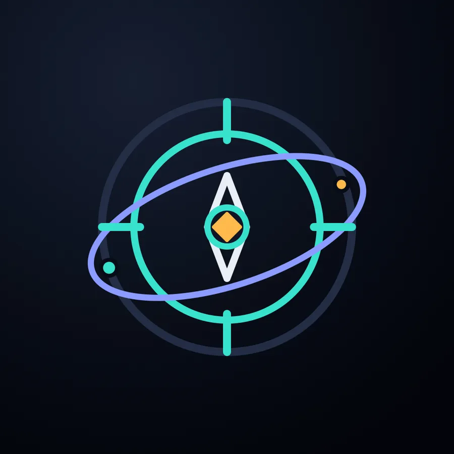 Life Atlas app icon, a small orbital diagram